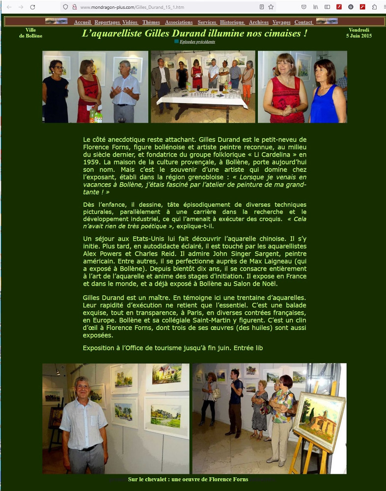 Article Mondragon Plus p1 - Expo Bollne 2015