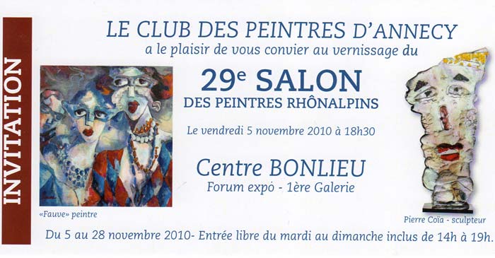 Salon des Peintres Rhonalpins Annecy 2010